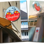 Leuchtreklame Klingeling-Fahrradladen