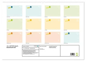 12 x Witzespass - Bastelkalender ROTH-Design