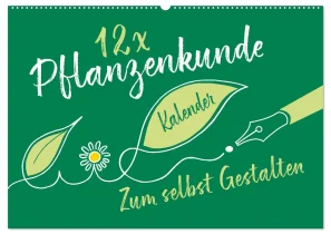 12 x Pflanzenkunde Bastelkalender ROTH-Design