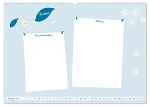 12 x Pflanzenkunde Bastelkalender ROTH-Design