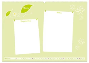 12 x Pflanzenkunde Bastelkalender ROTH-Design