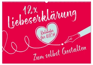 12 x Liebeserklärung - Bastelkalender ROTH-Design