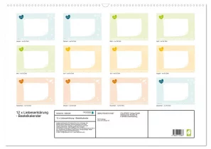 12 x Liebeserklärung - Bastelkalender ROTH-Design