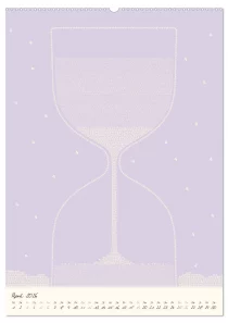 Zahlen rieseln durch das Jahr - Bastelkalender - ROTH-Design