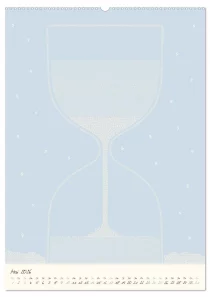 Zahlen rieseln durch das Jahr - Bastelkalender - ROTH-Design