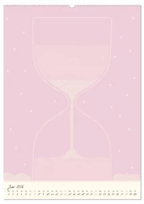 Zahlen rieseln durch das Jahr - Bastelkalender - ROTH-Design