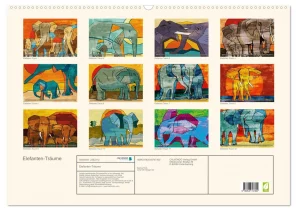 Elefanten-Träume Kalender DIN A5/A4/A3/A2