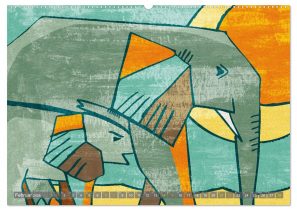 Elefanten-Träume Kalender DIN A5/A4/A3/A2