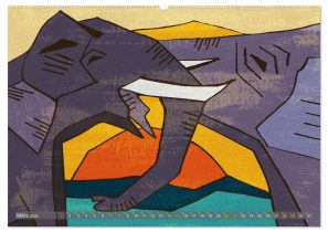 Elefanten-Träume Kalender DIN A5/A4/A3/A2