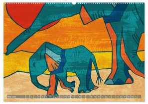 Elefanten-Träume Kalender DIN A5/A4/A3/A2
