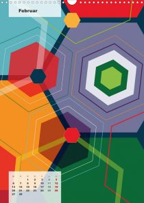 GEOMETRICAL ART Kalender • Gestaltung & Design: Bettina Rothr